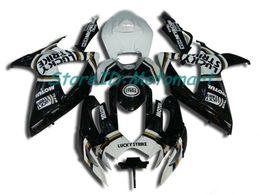 Kit de carénage ABS pour SUZUKI GSXR600 750 2006 2007 GSXR 600 GSXR 750 K6 06 07, kit de carénage noir brillant, cadeaux Sp08