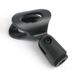ABS Flexible Microphone Mic U-Shaped Clamp Clip Stand Accessoires 3/8 Vis Pince en plastique Clip Holder Mount Black