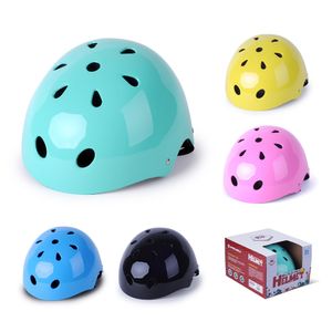 ABS vert/jaune/rose/noir cyclisme Skate vélo de route vélo Scooter cyclisme Sport casque pour enfants enfants