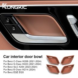 Abs Inner Handle Handle Bowl Decor Cover pour Mercedes Benz C E S GLC Classe W206 W223 X254 W214 EQE EQS TRIM