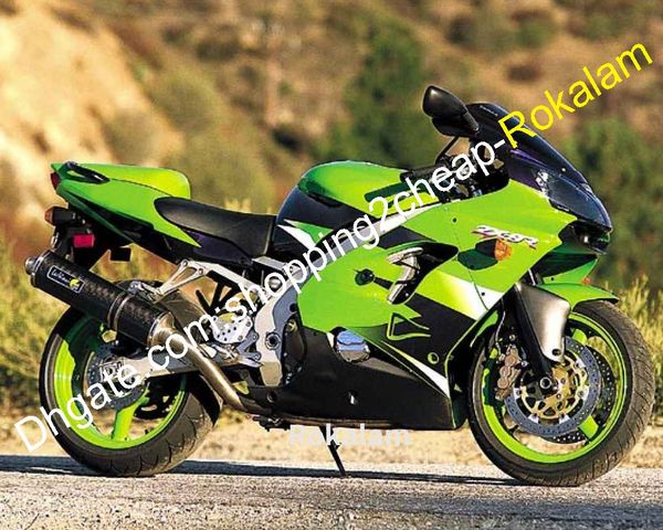 Piezas de motocicleta ABS para Kawasaki 2000 2001 Ninja ZX9R ZX 9R 00 01 ZX-9R Sportbike Bodywork Carenado Set (moldeo por inyección)