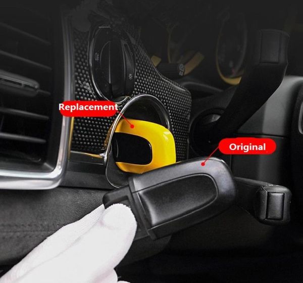 Etui clés de voiture ABS à un bouton de démarrage passif sans clé pour Porsche Macan Cayenne Panamera accessoires de remplacement de style 9156794