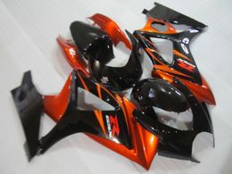 ABS Plastic Fairing Kit voor Suzuki GSXR1000 07 08 Wijnrood Black Backings Set GSXR1000 2007 2008 OT18