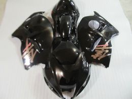 ABS Plastic Fairing Kit voor Suzuki GSXR1300 96 97 98 99 00 01-07 Glanzende zwarte backset Set GSXR1300 1996-2007 OT19