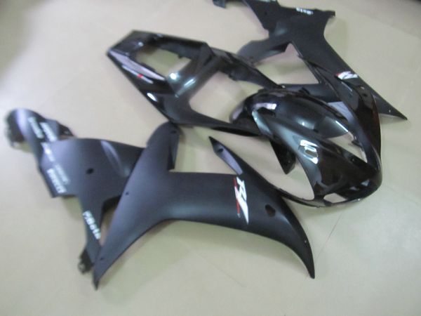 Kit de carenado de plástico ABS para Yamaha YZF R1 2002 2003 juego de carenados negro mate YZF R1 02 03 OT28