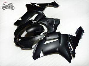 Kits de carénage en plastique ABS pour Kawasaki Ninja 2007 2008 ZX6R 07 08 ZX-6R ZX 636 ensemble de carénages noir mat pièces de carrosserie de moto