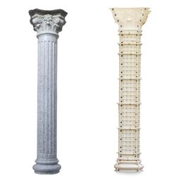 ABS PLASTIC Romeinse betonnen Kolom Meerdere stijlen Europese pilaarvorm Bouwmallen voor Garden Villa Home House234Q33999986