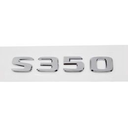 ABS Plastic S300L S320 S320L S350 Trunk arrière Logo Badge Emblem Sticker pour Mercedes Benz S Classe W126 W140 W220 W221 W222