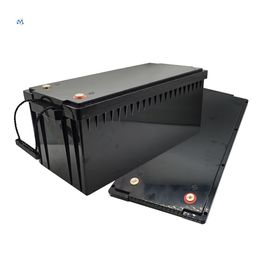 Las cajas de baterías de la carcasa de la batería de litio a prueba de agua de plástico ABS se utilizan para el paquete de baterías del sistema solar de 12V 250ah