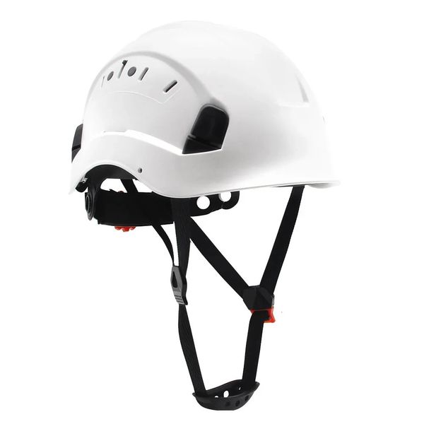 Casque de sécurité ABS Construction escalade Steeplejack travailleur casque de protection casquette fournitures de lieu de travail en plein air CE 240223
