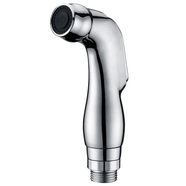 Pistolet à pulvérisation ABS, pistolet de pulvérisation femelle Buzzle sous pression avec interrupteur, tête de douche en plastique tête de toilette portable Bidet