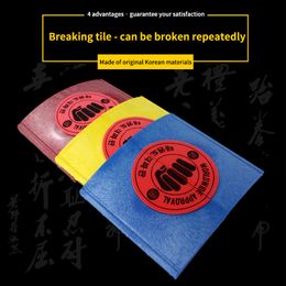 ABS Taekwondo Fighting Practice Break Board Plate kan herhaaldelijk taekwondo kickpads gebruiken dikker tkd gebroken tegel
