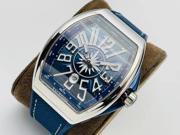 Montre ABS V45 diamètre 44mm x 54mm avec amplitude haute fréquence 28800 verre saphir miroir boîtier à structure sandwich 2824 mo1935