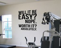 Absoluut de Motivatie Wall Quotes poster grote sportschool kettlebell crossfit boksdecor letters muursticker7955832