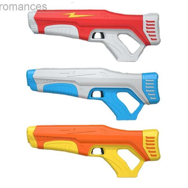 Pistola de inducción automática absorbente Juguete eléctrico de verano HighTech Burst Water Squirt Guns Beach Outdoor Fight Toys 240307