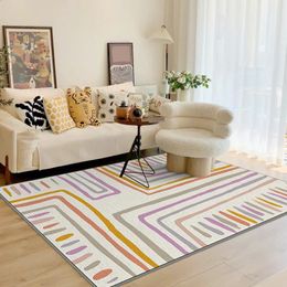 Abstrait géométrique épais pelues tapis simplicité décor de chambre à coucher tapis à la maison tapis salon de salon grand salon 240329