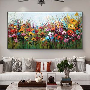 Abstracte olieverf artiest huisdecoratie afbeelding print op canvas moderne schilderen woonkamer woondecoratie muurschildering