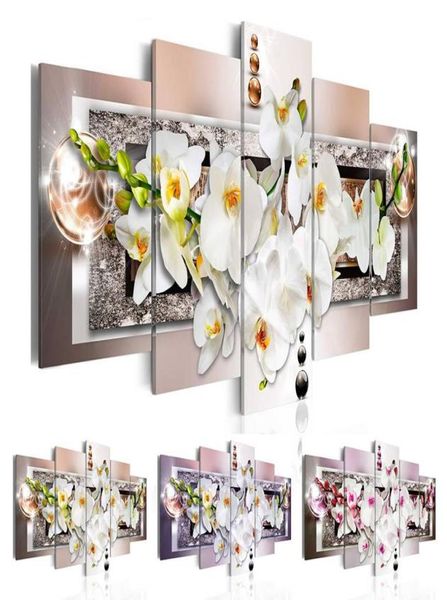 Abstract Orchid Canvas Art Design Imprimer la fleur moderne peinture murale florale GAGNE DÉCORATION DES MAISONS POUR LOVE CHOISSEZ COULEUR ET SIZE1912155