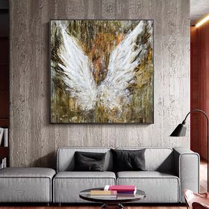 Alas abstractas, cuchillo nórdico moderno, impresiones de pintura al óleo, arte de pared fresco, póster en lienzo, imagen de pared para decoración del hogar, Cuadros sin marco