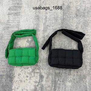 Abv – sac fourre-tout de styliste Mini Jodei Candy tissé, sac à bandoulière vert pour hommes et femmes, sac d'oreiller de couleur unie noir nuage