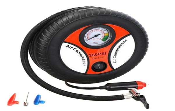ABZBPortable Aire Compresor de aire Auto inflable inflable infladores de neumáticos eléctricos Reparación de neumáticos para la herramienta de protección 7393505