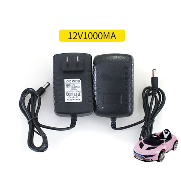 AC 100V-240V a DC 12V 1A 5,5mm x 2,5mm convertidor de enchufe cargador de pared adaptador de fuente de alimentación EU US UK enchufes para vehículos eléctricos para niños