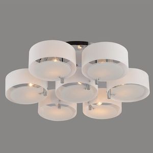 Lampes suspendues AC 110V 120V 220V 230V Loft led plafond moderne salon lampe restaurant chambre 3/5/7 anneau rond