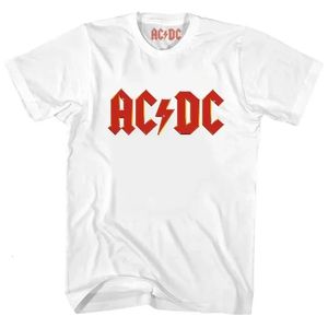 AC 1975 DC Black Men Femmes T-shirt Summer Summer Sleeves Hip Hop Streetwear Tshirt Hipster Korea Style Tees 240409