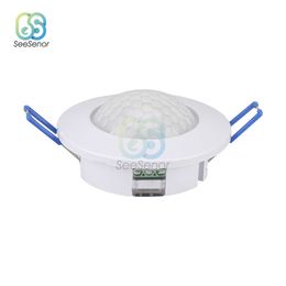 AC 220-240V LED PIR Infrarood Motion Sensor Switch Tijdvertraging Verstelbaar HUMPE BODY Home Light