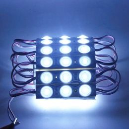 AC 220V AC 110V Hoogspanning SMD3030 3 LEDS Injectie LED-module Licht LED-bordmodulelamp met ronde lens 1,5W 150lm LL