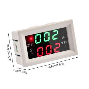 AC 220V DC 12V Digitale Tijdvertraging Relay Relay LED Display Cycle Regeling Schakelaar Instelbare Timing Relay Tijdvertragingsschakelaar