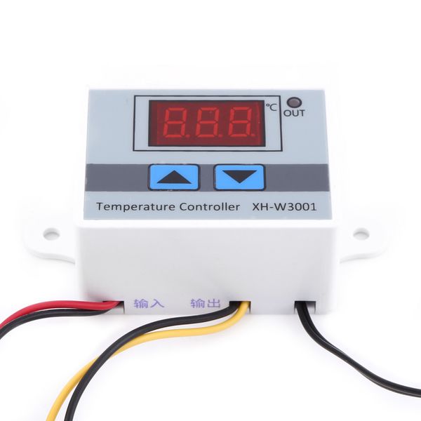 Livraison gratuite AC 220V Thermostat numérique Contrôle du thermostat numérique Commutateur de contrôleur de température avec sonde Nouvelle arrivée