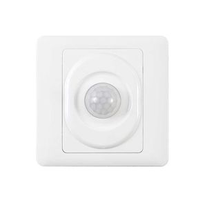 AC 220V LED PIR-bewegingssensorschakelaar 180V-240V Inbouw infrarood slimme menselijk lichaam wandtijdvertraging verstelbaar