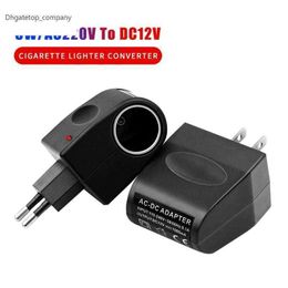 AC 220V naar DC 12V EU US Plug Converter CAR Sigaretten ADAPTER ADAPTER Wand Power Socket Accessoires items