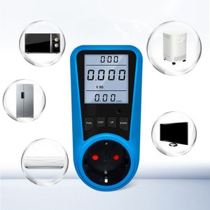 AC 230V PORTABLE PORTABLE DIGILE COURT METTMETER VOLTMETER AC METTREMENT TIME WATT POWER ENERGY TESTER WATTMETER US EU UK AU PLIG