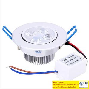 AC 265 V 110 V 220 V Non dimmable 12 W Led Downlight encastré plafonnier pur blanc chaud Led luminaire vers le bas lumière CEROHS DHL