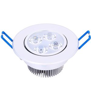 AC 85 ~ 265V 110V 220V Regulable 12W Led Downlight Lámpara empotrada en el techo Lámpara LED blanca cálida y pura Luz descendente CEROHS DHL Envío gratis