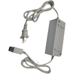 Adaptador de cargador de CA, enchufe de EE. UU./UE, Cable de alimentación de pared para el hogar de 100-240V para mando de Nintendo Wii