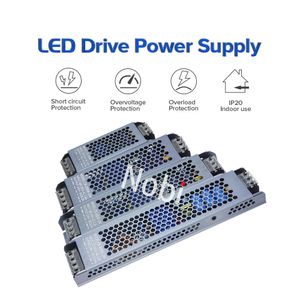 AC/DC 12V 24V Transformer 36W 100W 200W 300W 400W 500W LED -driver voeding Super Dunne A/D -converter voor LED Strip Light Lamp