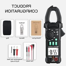 AC DC Digitale Stroomtang Multimeter Pinza Amperimetrica True RMS Hoge Precisie Capaciteit NCV Ohm Hz Tester Dmxhg