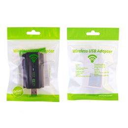 AC Dual Band Computer USB Drive Gratis draadloze netwerkkaart WiFi -ontvanger Zender 2.4G/5G