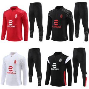 Ac S Diseñador Chándal Retro Tuta Maglia Jersey Entrenamiento Survetement Camiseta Jerseys Chandal Kit 23 24 Fútbol Hombres y niños Uomo