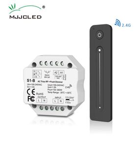 AC Triac Dimmer 220V 230V 110V LED LAMP PWM Dimmer Switch 24G Draadloze RF Touch Remote Regeling S1B Dimer 220V3765433