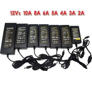 AC100-240V DC 12V2A Universal Power Adapter 12 Volt 2000Ma Charger US, EU-plug voeding CCTV Beveiligingscamera LED Strip