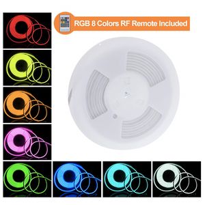 AC110 AC220V SMD5050 LED néon Flex RGB bande lampe 12 W LED néon corde lumière 60 LED S LED néon décoration de noël 50 m