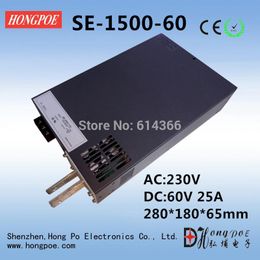 Livraison gratuite AC110 ou 230V CC 0-60v alimentation 60V 25A ca-cc 60V puissance réglable AC-DC PSU haute puissance 1500W