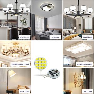 AC12V LED G4 Round Spotlight Bulb 2W 3W 5730 24leds geen flikkeringsbereik Hoodlichten vervangen 20W halogeenlamp