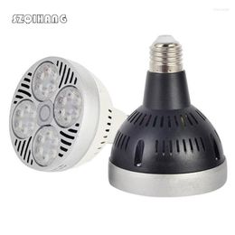 AC85-265V E27 30 LED LAMP Lamp 40W Ultra fel licht Lampara Ingebouwde ventilatorkoeling voor sporenverlichting Downlight Spotlight