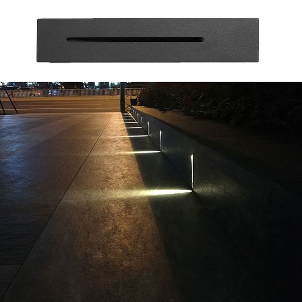 AC85-265V Luz de paso LED Lámparas de pared para interiores y exteriores Luces de calle Unión IP65 Impermeable 3W Lámparas empotradas para escaleras Camino Entrada crestech