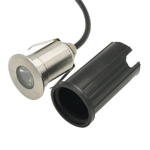 AC85-265V verzonken Verlichting Buitenlamp 1W 3W LED Spotvloer Tuin Yard LED Ondergrondse Lichtgrootte 41 * 73mm